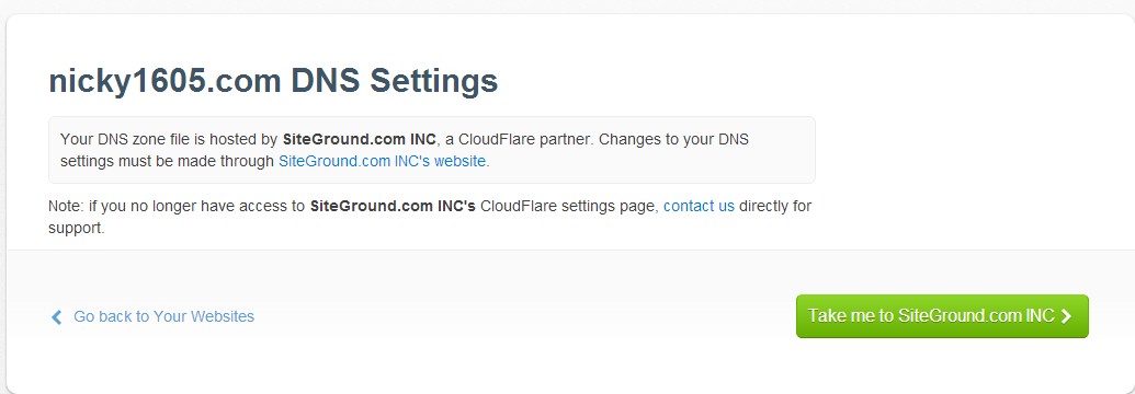 cPanel设置CloudFlare
