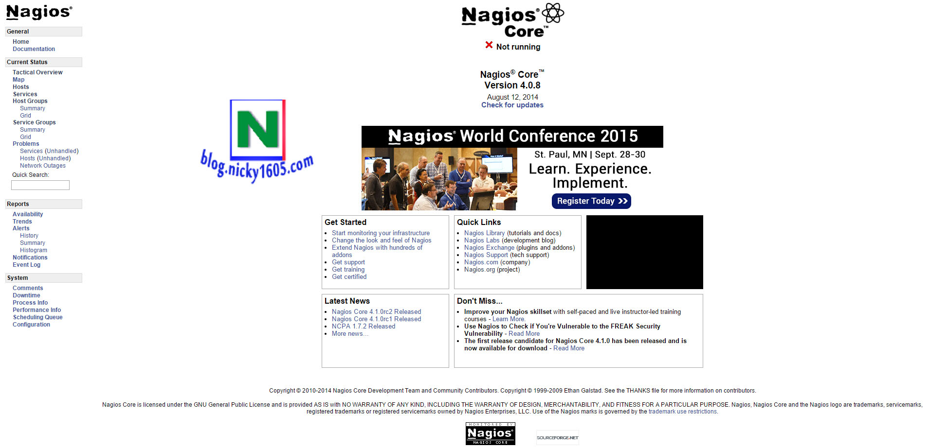 nagios监控系列之Centos安装篇