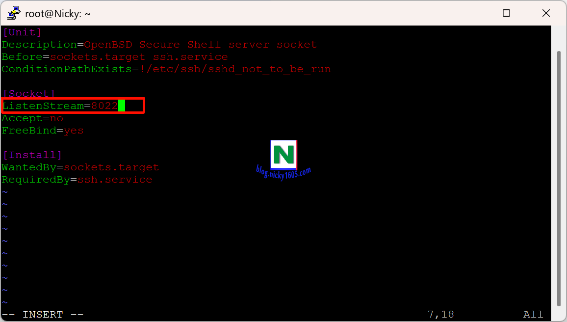 Ubuntu24.04调整SSH端口