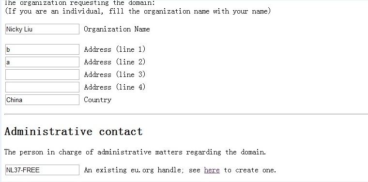 eu.org域名申请